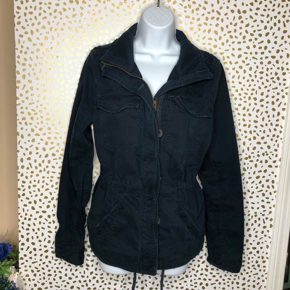 Abercrombie & Fitch field jacket navy blue large - Picture 13 of 14